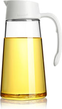 Load image into Gallery viewer, Mistifi Oil & Vinegar Dispenser Bottle – 600ml Glass Cruet with Automatic Cap and Drip-Free Spout for Cooking, Salad, Soy Sauce