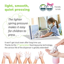 Load image into Gallery viewer, Mistifi foaming soap Dispenser Glass Pump Bottle 280ml (9.5 oz) FS203