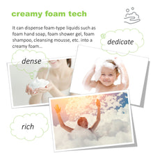 Load image into Gallery viewer, Mistifi foaming soap Dispenser Glass Pump Bottle 280ml (9.5 oz) FS203