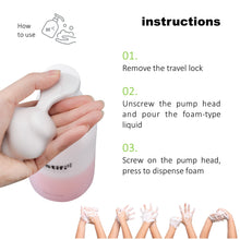 Load image into Gallery viewer, Mistifi foaming soap Dispenser Glass Pump Bottle 280ml (9.5 oz) FS203