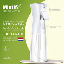 Load image into Gallery viewer, Mistifi Oliver Oil Sprayer for cooking, Spray bottle 12oz, Non-Aerosol Refillable Dispenser Oil Mister FS604 Salad Style