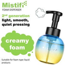 Load image into Gallery viewer, Mistifi foaming soap Dispenser Glass Pump Bottle 280ml (9.5 oz) FS204