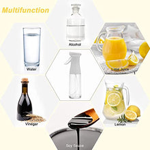 Load image into Gallery viewer, Glass Oil Sprayer for Cooking, 7oz Olive Oil Mister, Food Grade Portable Reusable Oil Vinegar Spritzer Sprayer Bottles for Air Fryer, Kitchen, Salad, Baking, BBQ, Frying