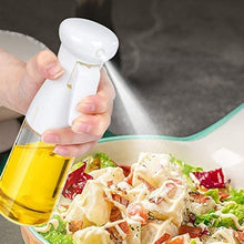 Load image into Gallery viewer, Glass Oil Sprayer for Cooking, 7oz Olive Oil Mister, Food Grade Portable Reusable Oil Vinegar Spritzer Sprayer Bottles for Air Fryer, Kitchen, Salad, Baking, BBQ, Frying