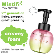Load image into Gallery viewer, Mistifi foaming soap Dispenser Glass Pump Bottle 280ml (9.5 oz) FS203
